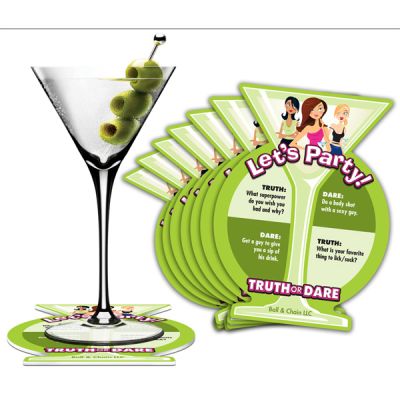 Truth or Dare Party Coasters
