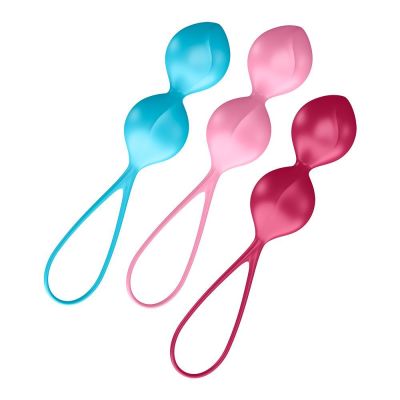 Satisfyer Balls (Set of 3) Double (6 Inch, 2.79oz - 5.30oz) (V Balls - set of 3)