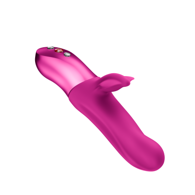 Fun Factory - Bi Stronic Fusion - Thrusting Rabbit Pulsator - Magenta - Rechargeable  Battery