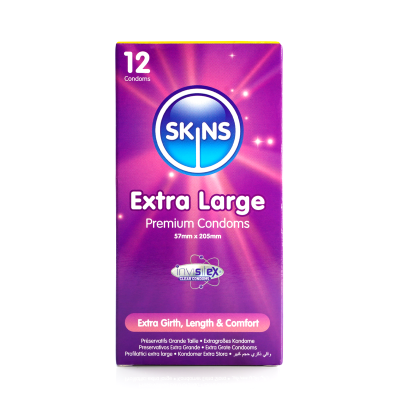 Skins Condoms Extra Large 12 Pack International 1